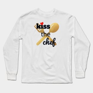 kiss the chef Long Sleeve T-Shirt